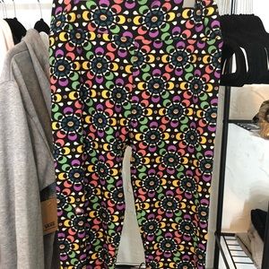 Colorful Floral LuLaRoe Leggings (never worn)